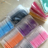 100pcs mini brushes for airbrush cleaning in colorful containers
