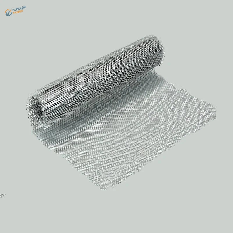 100x20cm stainless steel mesh roll with fine diamond pattern