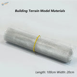 100x20cm stainless steel mesh roll for terrain models