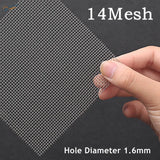 304 stainless steel mesh, 14 mesh with 1.6 mm holes