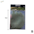 10cm static grass in translucent bag with dense green strands for dioramas