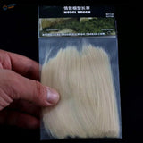 10cm static grass package of pale blonde synthetic model grass