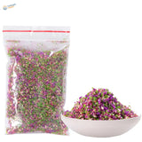 10g Tree Powder in sealed bag of dried purple green babys breath for scale modeling tools