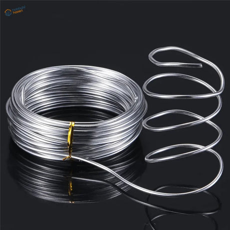 Shiny 10m 1/1.5/2mm aluminum wire spool for scale modeling tools