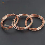 Bobinas de alambre de cobre desnudo de 10 m (0.3~1.2 mm)