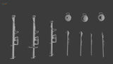 10pcs 1/35 German Anti-Tank Weapons Resin Set