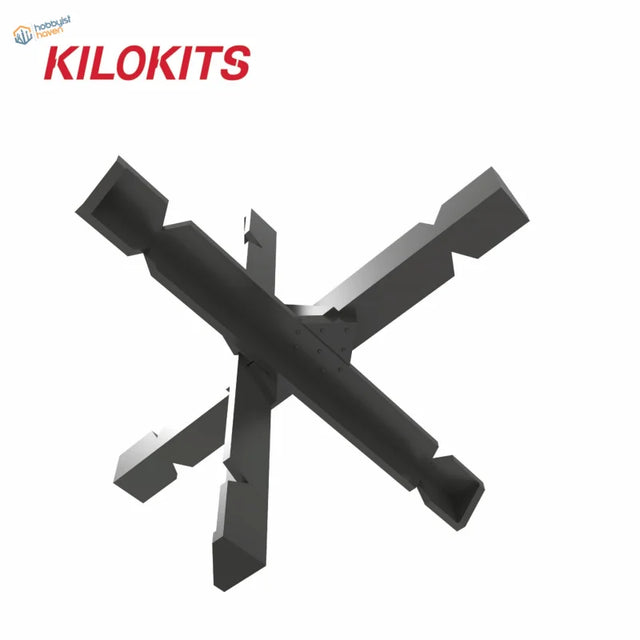Black kilokits cross-shaped scale modeling tool for 1/35 Hedgehogs