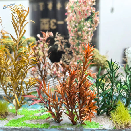 10pcs 100-150mm miniature reed plants diorama with precision hobby tools