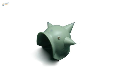Matte sage green metal air vents for Gunpla, 10pcs spike helmet design