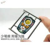 Black and gold acrylic pens set buckle model with colorful accents