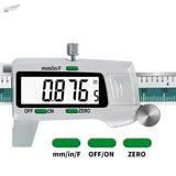 150mm stainless steel digital caliper with inch/mm display