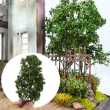 15cm dense tree with miniature green textured foliage for scale modeling tools