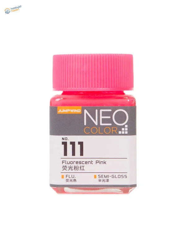 Neo Color 18ml fluorescent lacquer paint bottle in vibrant pink
