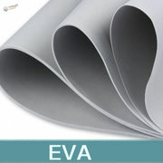 Gray EVA foam sheet 1-10mm thick smooth flexible matte finish