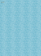 Clear blue water surface pattern sticker with ripples and sunlight reflections
