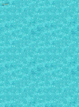 Clear turquoise water surface pattern sticker with ripples