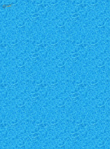 Clear blue water surface pattern sticker with ripples and sunlight reflections