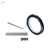 DSPIAE carving guide tape: black 9mm with silver mesh pattern