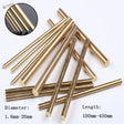 Golden brass rods 1.6-20mm dia, 100-450mm for scale modeling, polished finish
