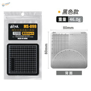 Black plastic 2-in-1 cutting mat and tape cutting stencil ms-099 with grid