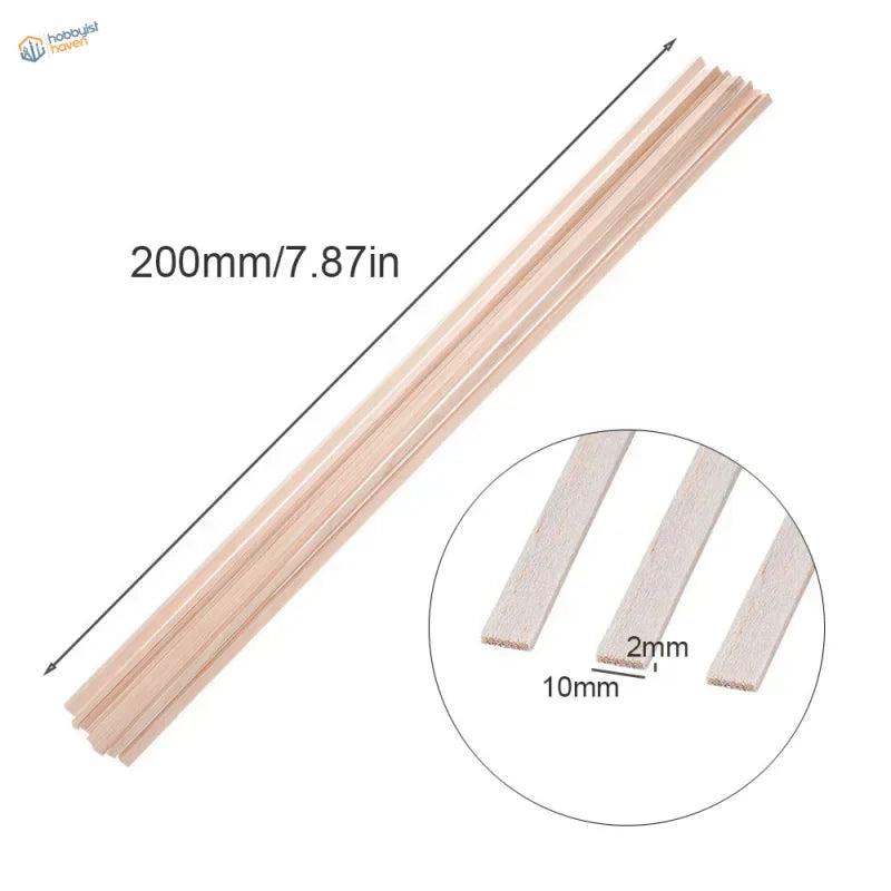 20~50pcs Balsa Wood Sticks & Strips