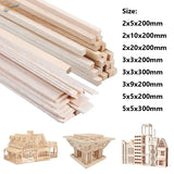 20~50pcs Balsa Wood Sticks & Strips