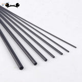 20 pcs 1.8-6mm black carbon fiber tubes, cylindrical rods
