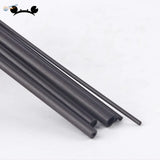 20 pcs 1.8-6mm carbon fiber tubes, black cylindrical composites