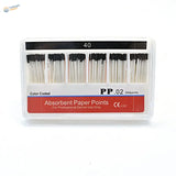 200pcs 0.02 taper absorbent paper points in clear container