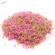 Vibrant pink and green flowery tree powder bait pile, 20g miniature