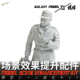 Gray 1/35 scale soldier figure for precision hobby tools