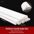 20pcs white styrene hollow round tubes 250mm long 10mm diameter for scale modeling