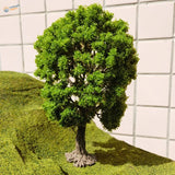 22-30cm artificial tree for scale modeling with mossy green foliage