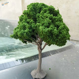 22-30cm artificial tree for scale modeling with dense green foliage