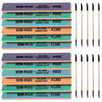 22pcs #400-1500 sanding sticks for tight spaces and scale modeling