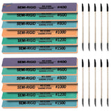 22pcs #400-1500 sanding sticks for tight spaces and scale modeling