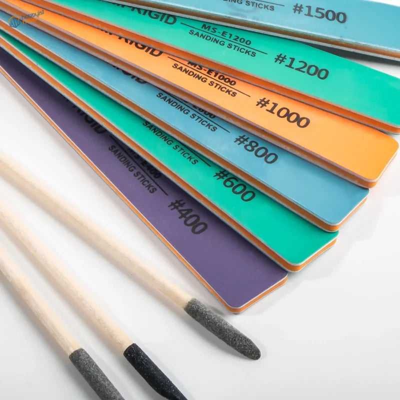 22pcs MS-E1200 assorted sanding sticks for tight spaces in scale modeling