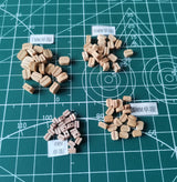 20 Stück 4~7 mm Einzelblockrollen für Schiffsmodelle