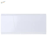 White glossy 24 grid watercolor paint palette organizer with 3 compartments