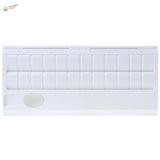 24 grid watercolor paint palette, white plastic with 24 square compartments