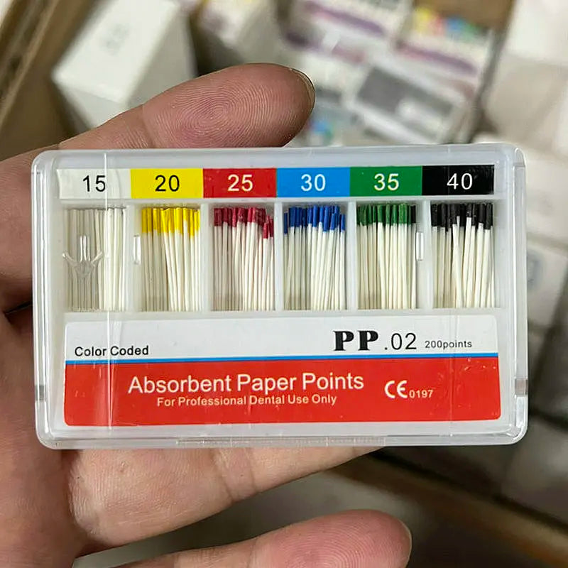 200 piezas 0.02 Puntos de Papel Absorbente Taper