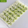 28pcs/set exquisite miniature flower clusters in clear container