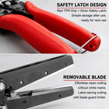 MJL Plastic Sheet Cutter with Built-In Ruler