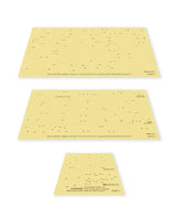 Yellow flexible die-cut mask for Galaxy G480F Tamiya kit, Demo Team Zeus