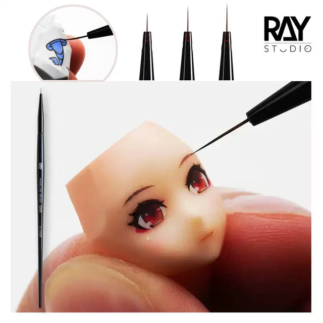 Ray Studio ultra-fine modeling brushes black fine-tipped paintbrush