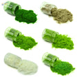2mm static grass powder in green, brown, white fluffy fiber jars