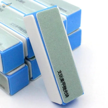 Blue and white 4-sided #1000/7000 grit polishing sticks for scale modeling tools