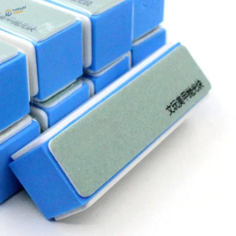 Blue and white 4-sided #1000/7000 grit polishing sticks for scale modeling