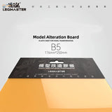 Orange plastic carving guide sheets for model transformation, 2pcs