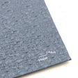 Gray textured PVC floor tiles with raised brick pattern, 2pcs set